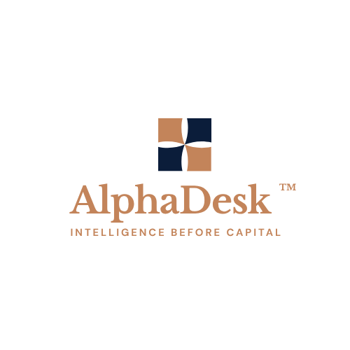 AlphaDesk — Intelligence before capital